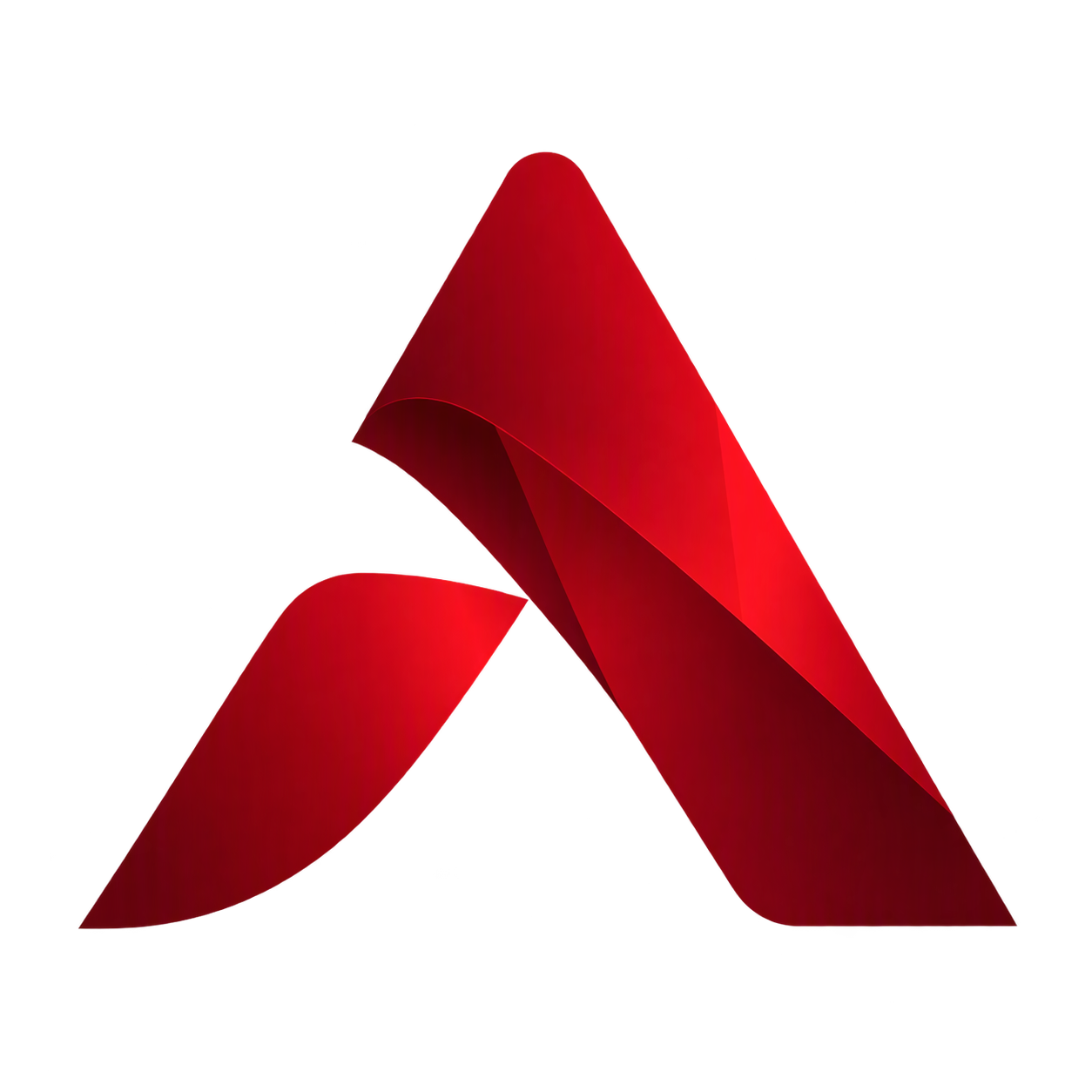Red sculptural Axioma mark